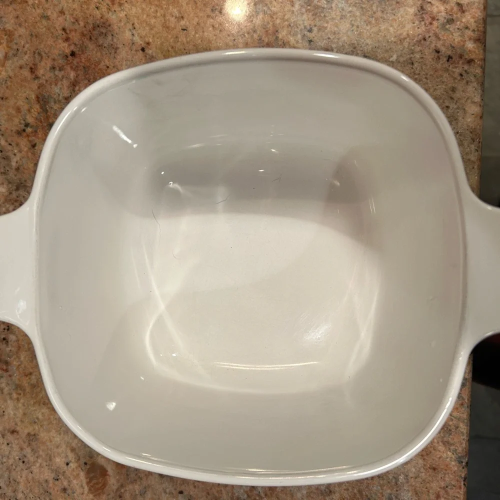 Corningware W-1 3/4-B “Wheat”Casserole Baking Dish 1 3/4 qt w/Pyrex Glass Lid
